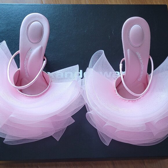Alexander Wang Pink Pom Heels - Picture 3 of 7